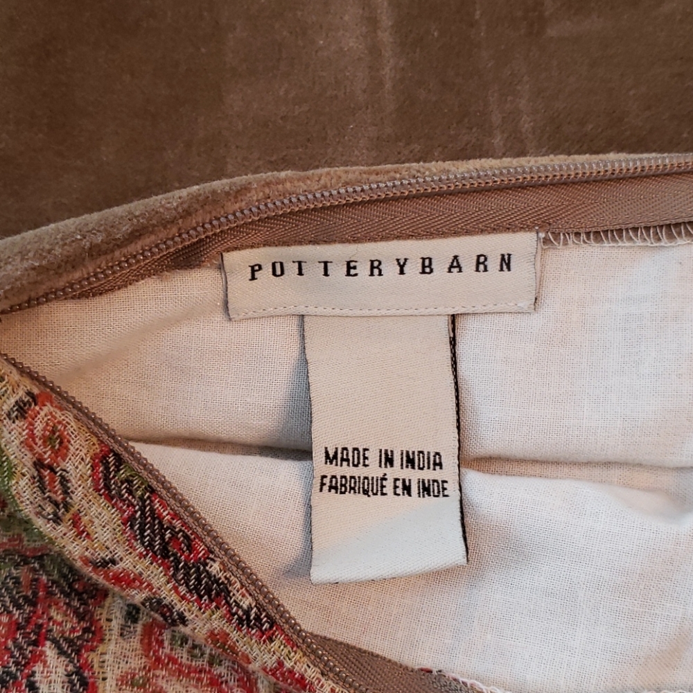 2 Pottery Barn 26" X 16" pillow covers